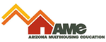 Logo of Arizona Multihousing Education organization.