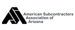 American Subcontractors Association of Arizona logo.